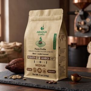 Roasted Coffee Ground, Robusta 60% and Arabica 40%. Blended 250 G